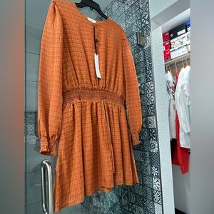 Brand new cute orange dress